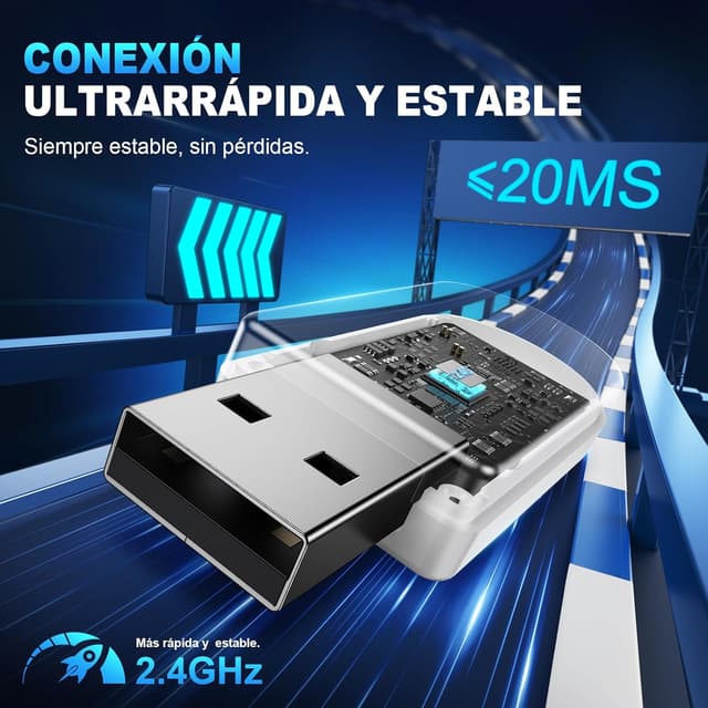 Detalle de Skapendy VK84 Cascos gaming Bluetooth 5.4 50 mm