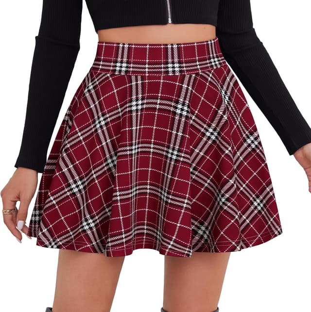 Imagen de DJT Damen Mini Skater Rock mit Shorts en OfertitasTOP