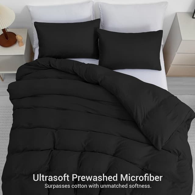 Detalle de Pamposh Double Duvet Set (washed microfibre) with zipper closure and 2 pillowcases