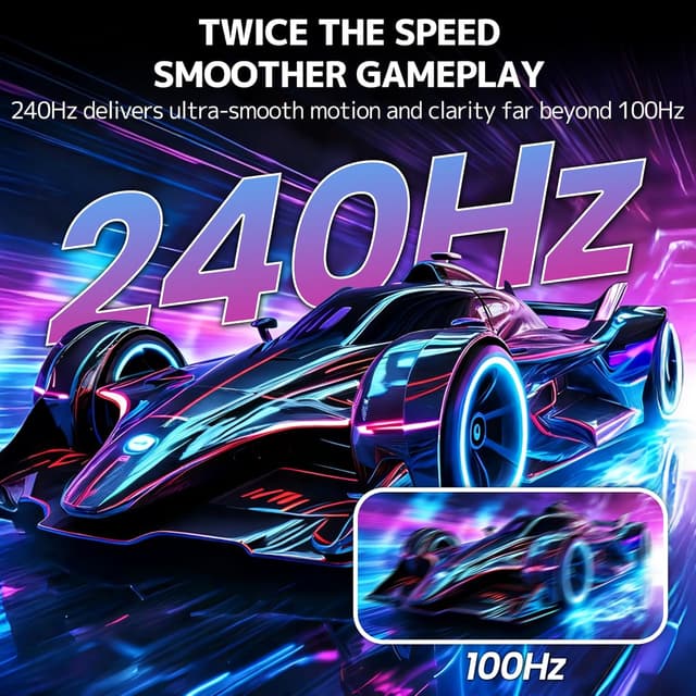 Thumbnail 3 de CRUA 32" Curved Gaming Monitor 240Hz