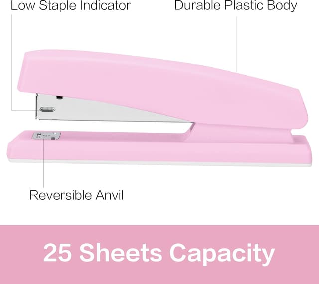 Detalle 2 de Schreibtisch-Heftgerät 2er Set mit 25 Blatt