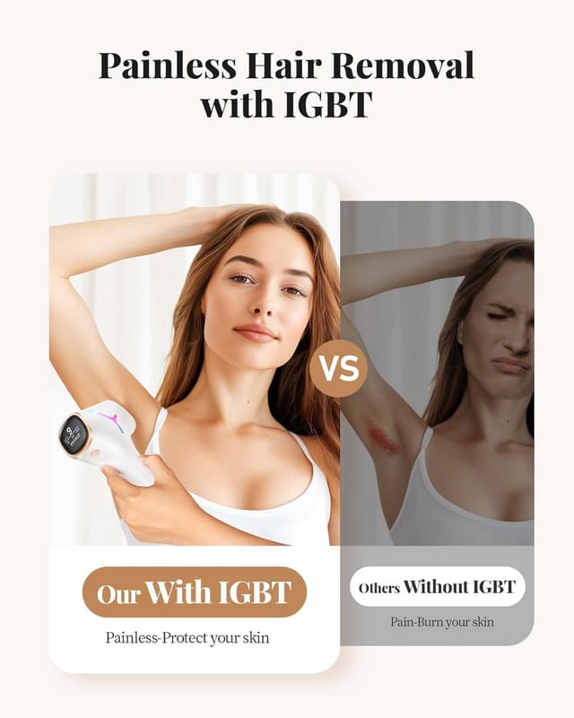 Thumbnail 4 de Haarlosy IPL Laser Hair Removal Device 1,000,000 flashes