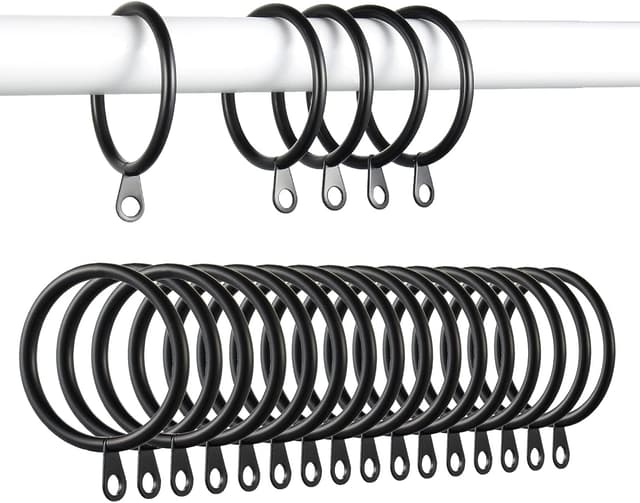 Thumbnail 1 de Kinsinder 60PCS Metal Curtain Rings 38mm