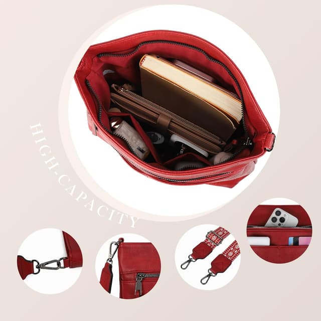 Thumbnail 4 de Gladdon sac bandoulière femme 25 cm