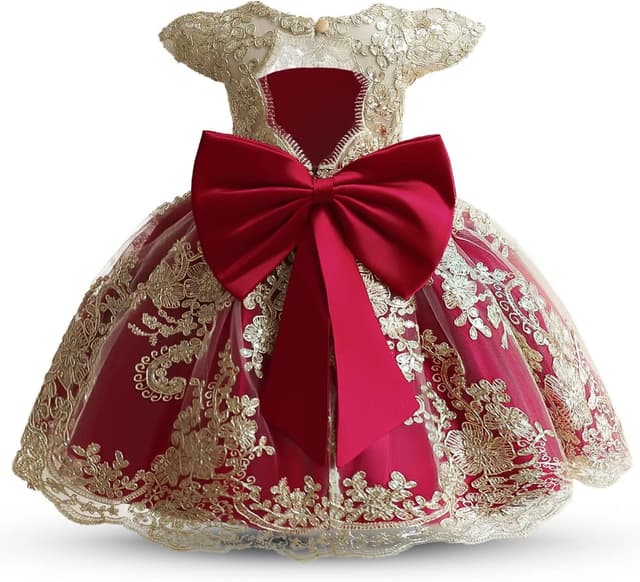Imagen de NNJXD Baby Girl Princess Lace Tutu Gown en OfertitasTOP
