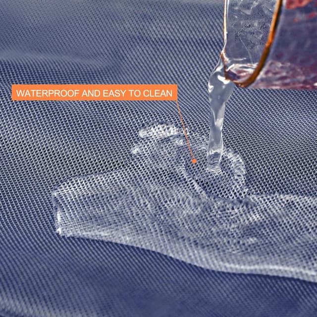 Detalle de Prezon Travel Shoe Bags (Water Resistant TPU Mesh) with YKK Zipper – unisex shoe storage pouch