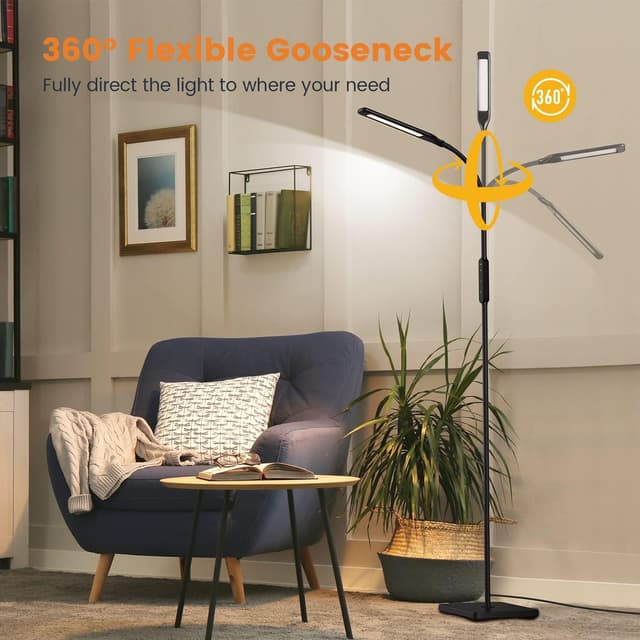Detalle 2 de Lastar LED Floor Lamp 12W adjustable brightness