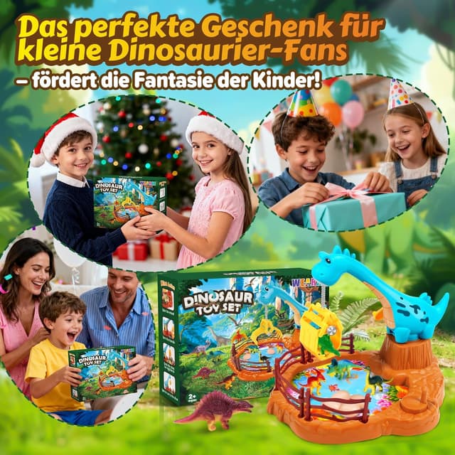 Thumbnail 5 de WEARXI Dinosaurier Spielzeug Greifset 19x24 cm