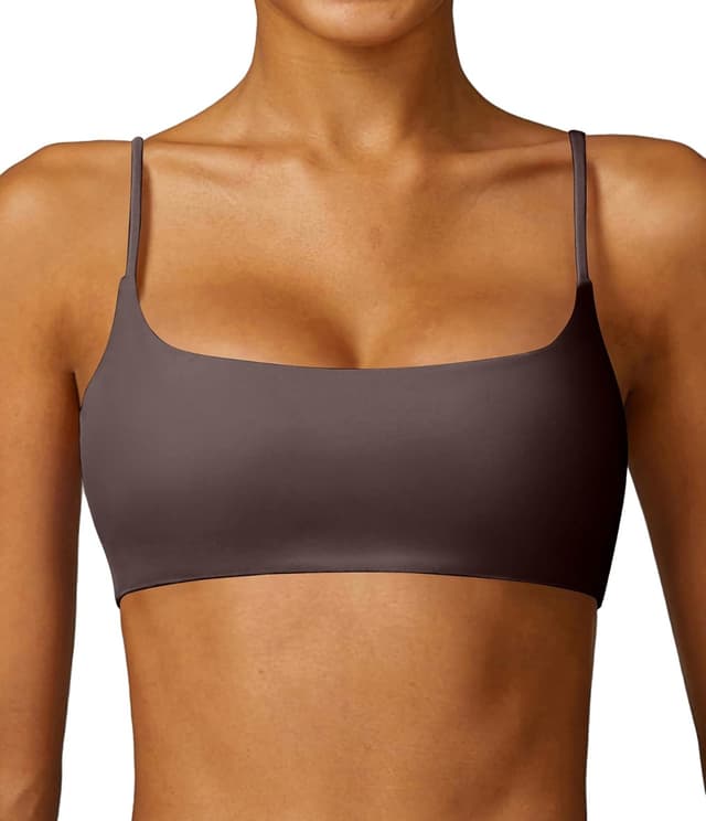 Thumbnail 6 de Comper Women’s Thin-Strap Wirefree Sports Bra with Removable Pads (U-Shape Racerback)