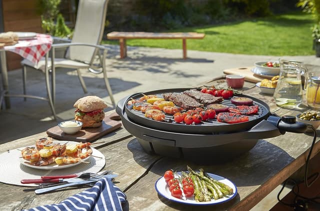 Detalle de George Foreman BBQ elettrico 2 in 1 2.400 W