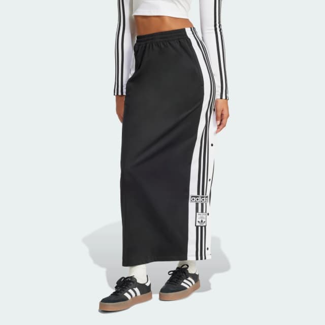 Imagen de Adidas Falda Adicolor Adibreak Maxi negro en OfertitasTOP