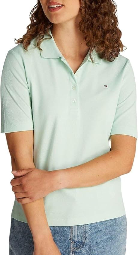 Thumbnail 5 de Tommy Hilfiger 1985 Reg Pique Polo S/S XS para mujer 👕