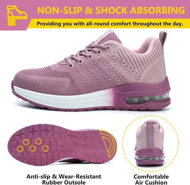 Detalle de Baofular chaussures de sécurité hommes/femmes légères antidérapantes en mesh