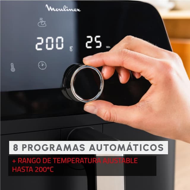 Thumbnail 3 de Moulinex Easy Fry Mega 🌀 Freidora de aire XL 7.5L