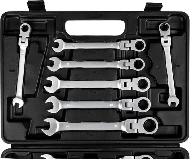 Thumbnail 2 de TecTake llaves inglesas 12 piezas con maletín