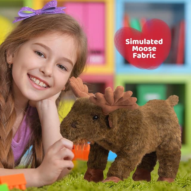 Thumbnail 2 de BEJOY Elch Plüschtier