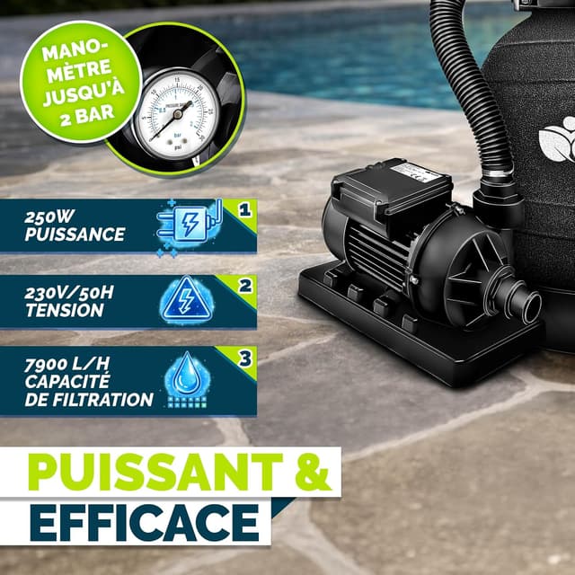 Thumbnail 3 de tillvex Système de Filtre à Sable 7900 L/h