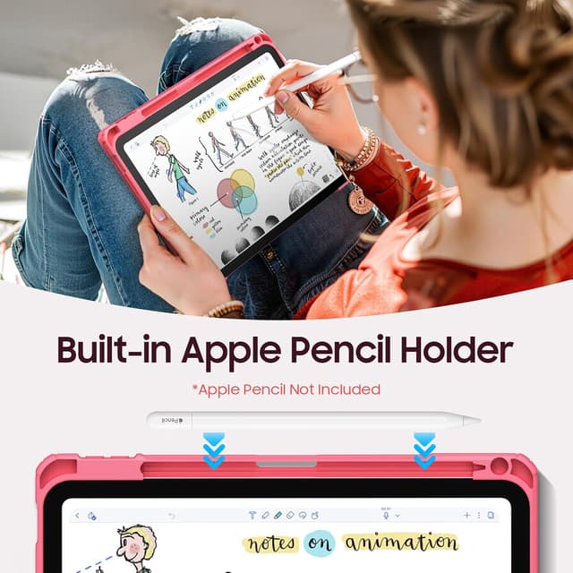 Thumbnail 5 de FINTIE Hybrid Case for iPad 11-inch 2025 Pink