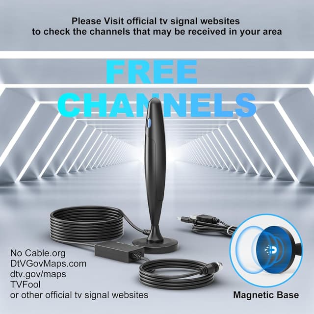 Thumbnail 4 de TV Antenna for Smart TV Indoor ⚙