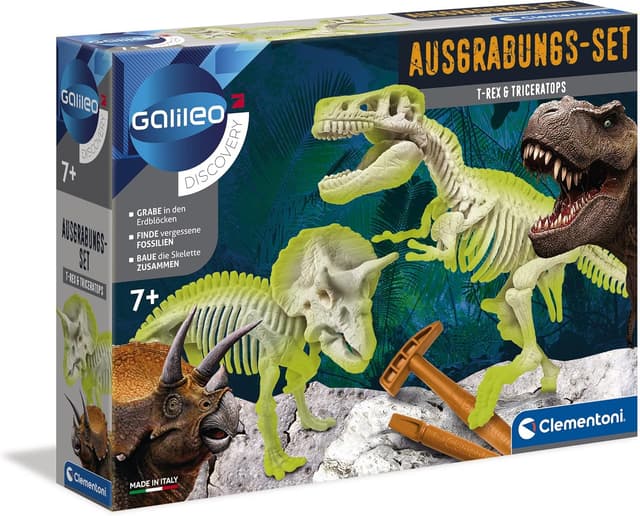 Detalle de Clementoni 69408 Dino-Ausgrabungs-Set ab 7