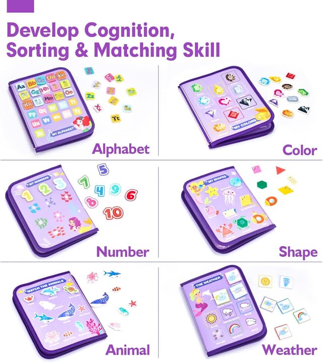 Thumbnail 3 de hahaland Montessori Busy Board 8 in 1