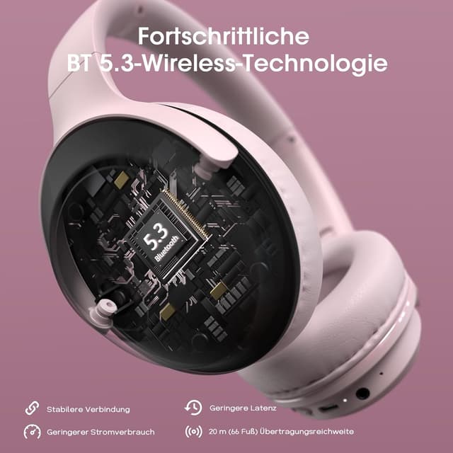 Detalle 2 de DOQAUS Bluetooth Over-Ear mit 70 Std.