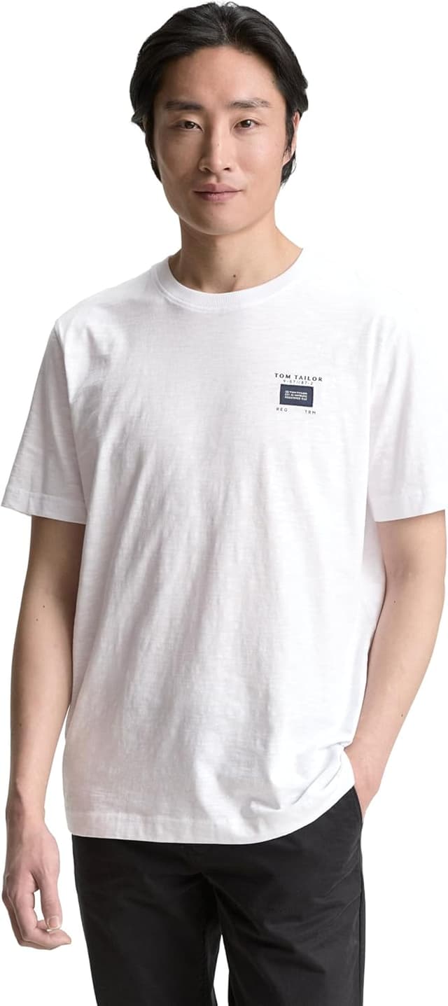 Detalle de TOM TAILOR 1046757 T-Shirt da uomo a maniche corte
