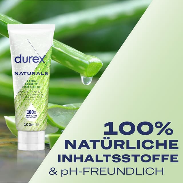 Detalle 2 de Durex Naturals Extra Sensitiv Gleitgel 100 ml