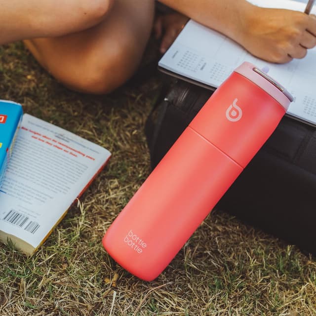 Thumbnail 6 de BOTTLE BOTTLE 32 oz Stainless Steel Water Bottle with Straw Lid & Handle (Pink Sunset)