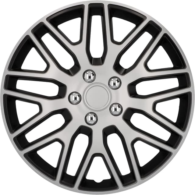 Thumbnail 5 de cartrend Daytona Radzierblenden 16 Zoll Schwarz Silber