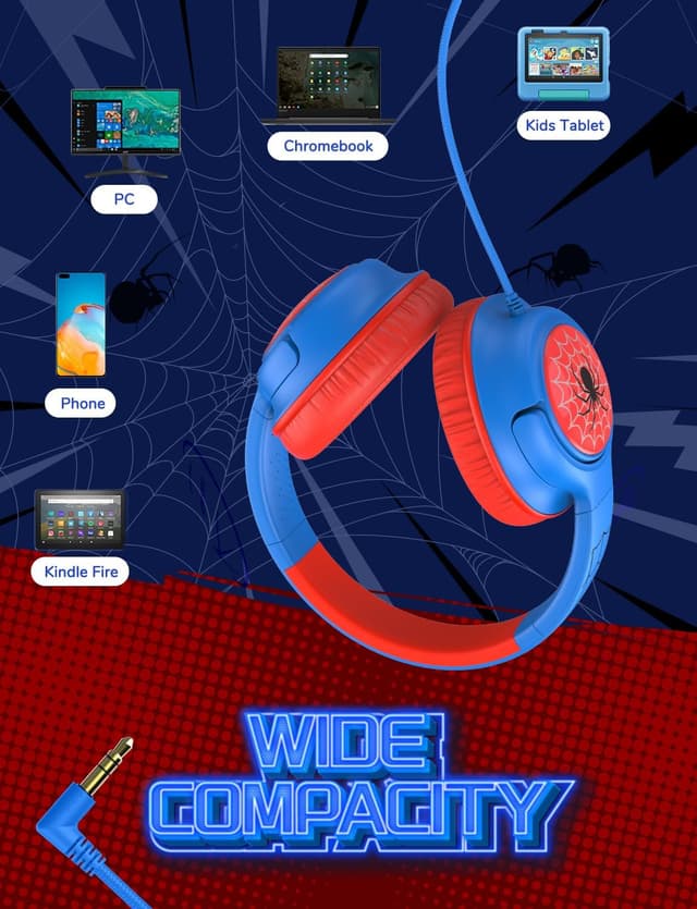 Detalle 2 de iClever Kids 85dBA Safe Headphones