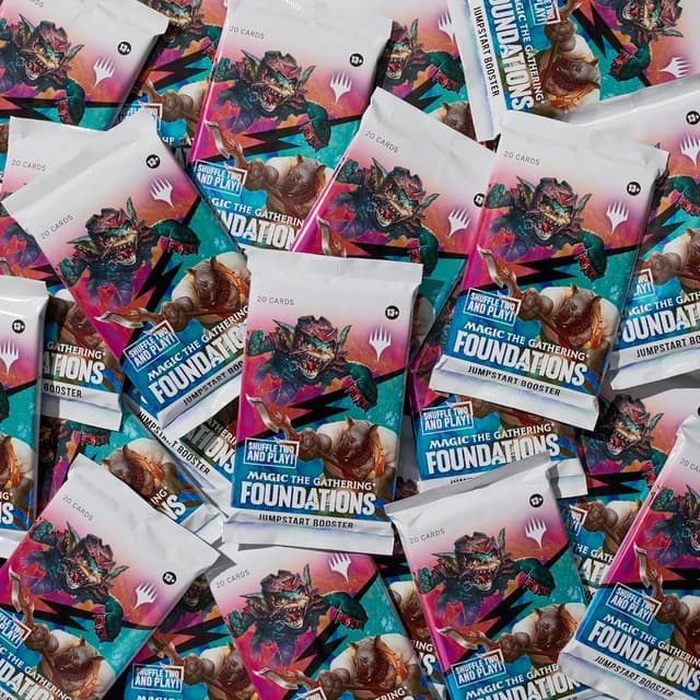Detalle de Magic : The Gathering Foundations – Jumpstart 2025 Boosters (pack Jumpstart pour 2 joueurs)