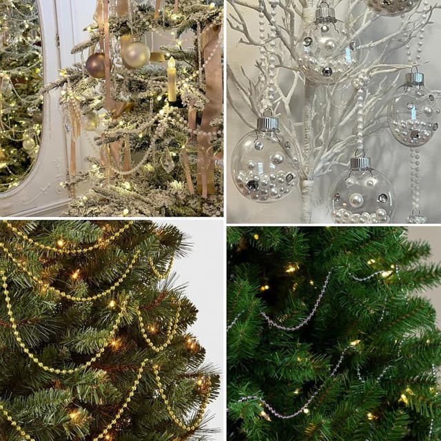 Thumbnail 5 de Silver Pearl Beads Garland 33 ft, 10mm ๐