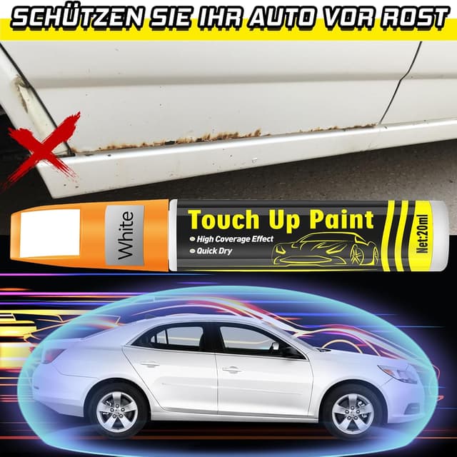 Thumbnail 4 de prowithlin Lackstift Auto Weiß 20 ml