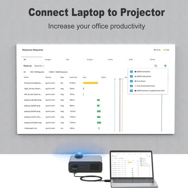Detalle de Omivine HDMI (Ein) auf VGA (Aus) Kabel 1080P – Konverter für Raspberry Pi, Roku & PCs
