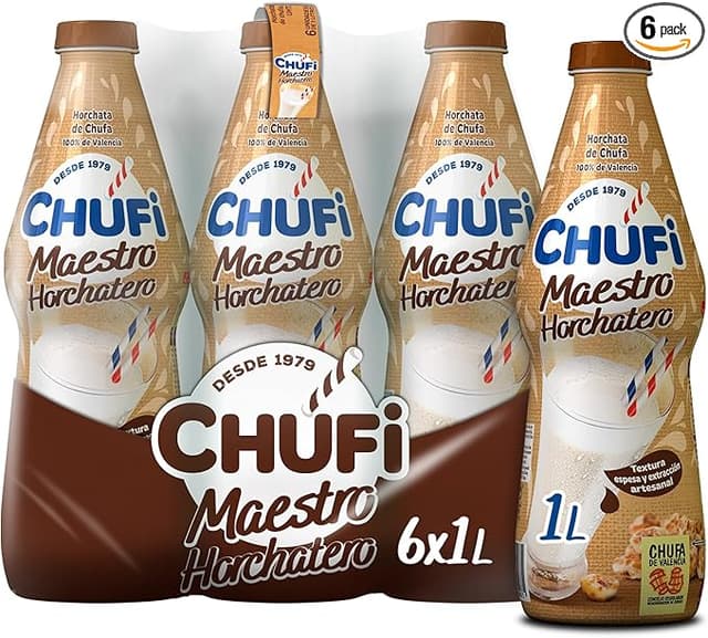 Imagen de Chufi Horchata Maestro Horchatero Pet 6x1L 🥤 en OfertitasTOP