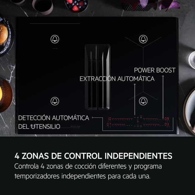 Thumbnail 2 de AEG TCH74B01FB placa inducción 4 zonas