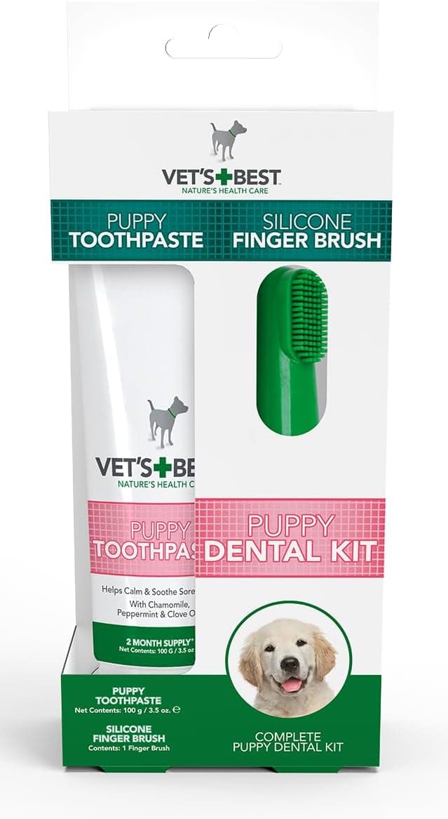 Detalle de Vet’s Best Welpen Dental Kit 100 g