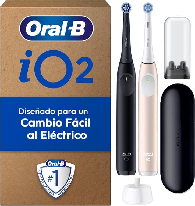 Detalle de Oral-B iO 2 Pack cepillos eléctricos 2 unidades