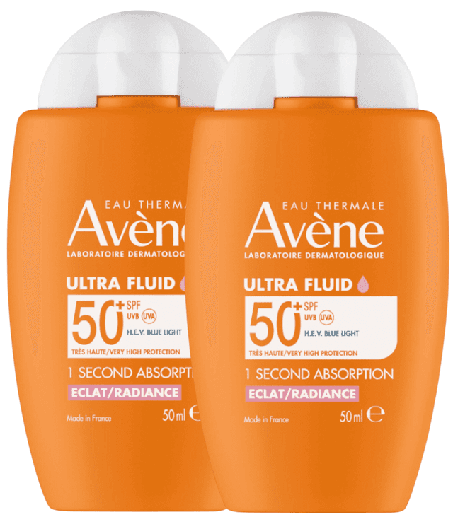 Imagen de Avène Ultra Fluid Radiance SPF50+ - Protección Solar 2x50 ml ☀ en OfertitasTOP