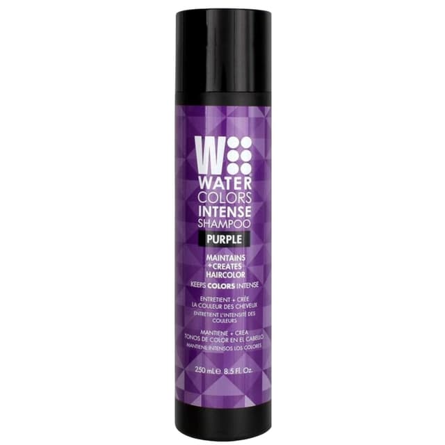 Detalle de Watercolors Intense Color Depositing Shampoo (Purple) – Semi-Permanent Color Refresher, 8.5 oz