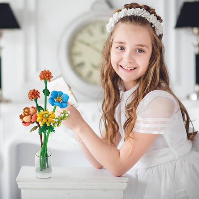 Detalle 2 de MEIEST Flower Bouquet building blocks set