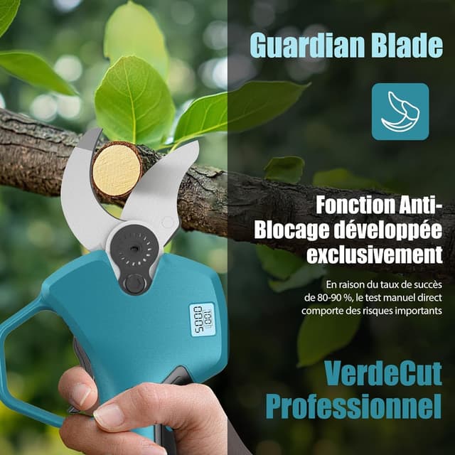 Thumbnail 5 de Secateur électrique 2-en-1 avec perche 40 mm 🌳