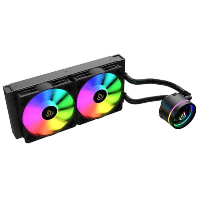 Detalle de Forgeon Azoth 240 ARGB - Kit Refrigeración Líquida 240mm 🖤