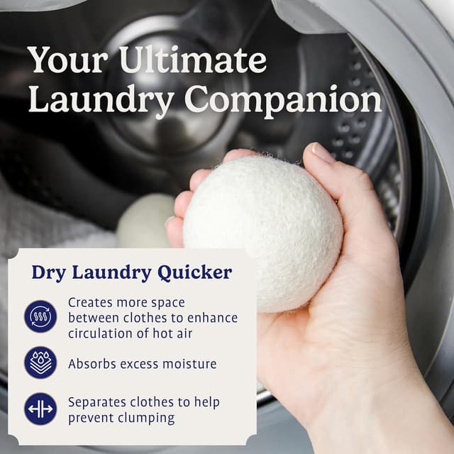 Thumbnail 2 de Handy Laundry Wool Dryer Balls 25%