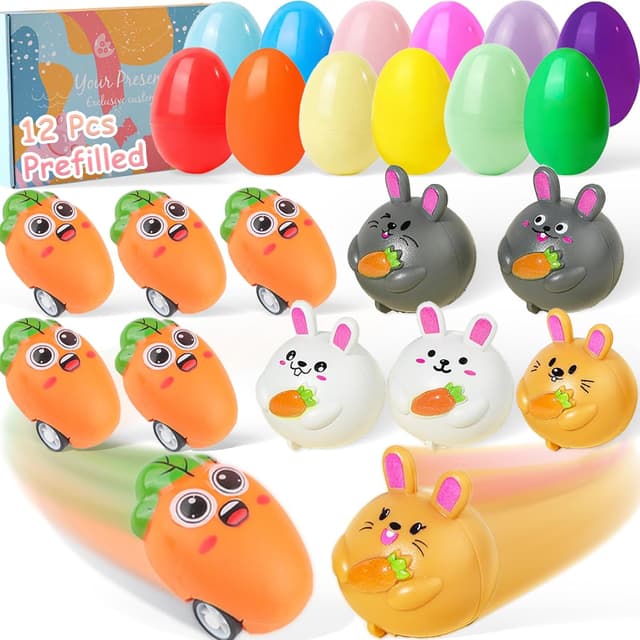 Detalle de Easter egg hunt kit, 24 pre filled eggs