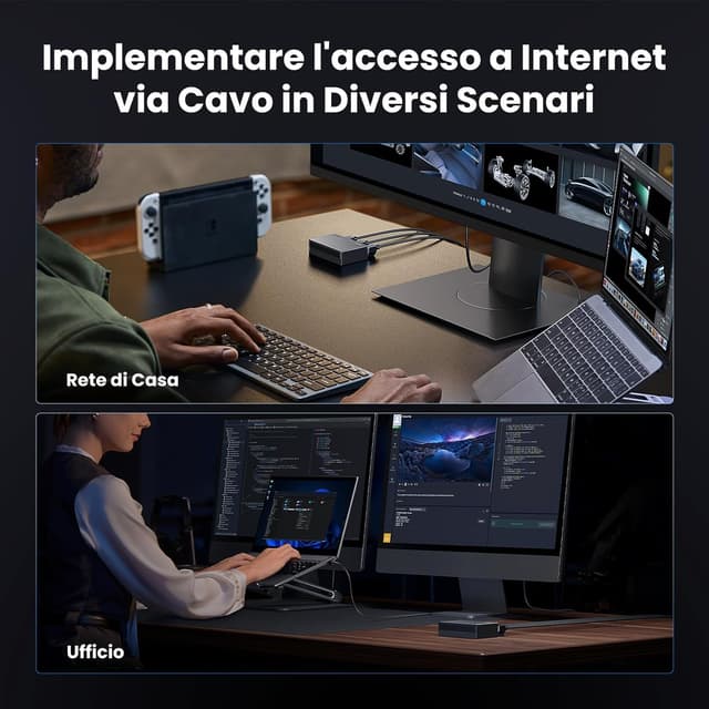Thumbnail 4 de UGREEN Switch di Rete Ethernet 5 Porte