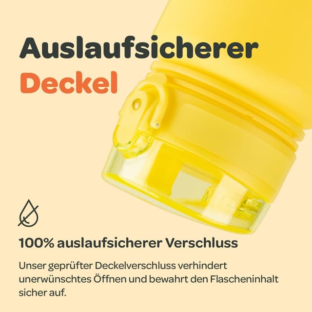 Detalle 2 de Hydracy Trinkflasche 1 l mit Fruchteinsatz