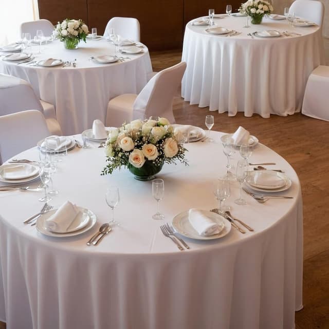 Thumbnail 5 de HolidayIdeas 6 Pack Spandex Table Skirt 60in