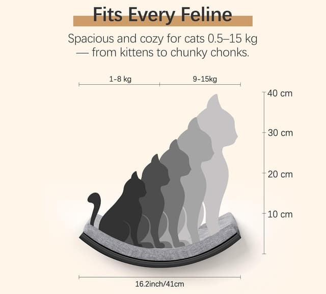 Detalle de 2PC Cat Stairs with Scratching Mat – Wall-Mounted Wooden Climbing Shelves with Foam Cushion